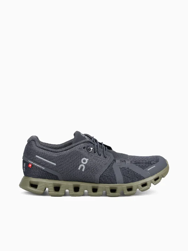 Men's water shoes quick-dry navy-Cloud 5 Eclipse Grove mesh