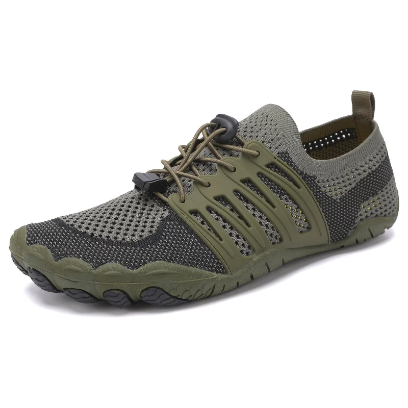 Men's water shoes lightweight gray-Outdoor Wading and Non-slip Barefoot Diving Shoes