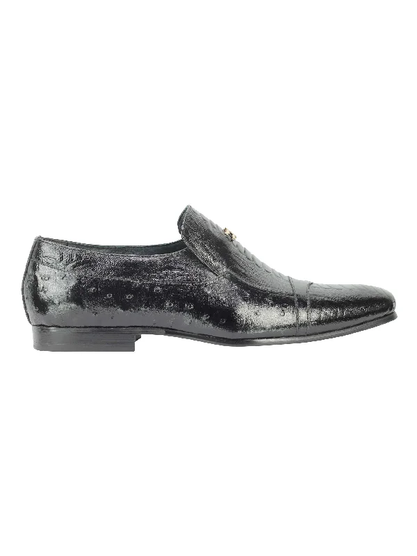 Unisex leather shoes durable gray-Real Leather Loafers