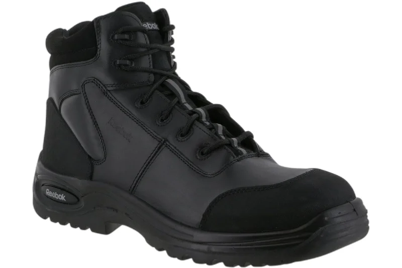 Men's work shoes steel toe black-Reebok Composite Toe Sport Boot Black