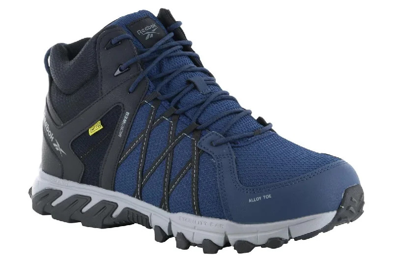 Men's work shoes rugged navy-Reebok Met Guard Alloy Safety Toe Work Boot