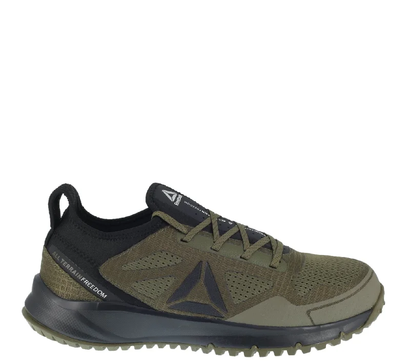 Men's work shoes comfortable navy-Reebok Work Men's All Terrain EH Steel Toe Athletic Work Shoe