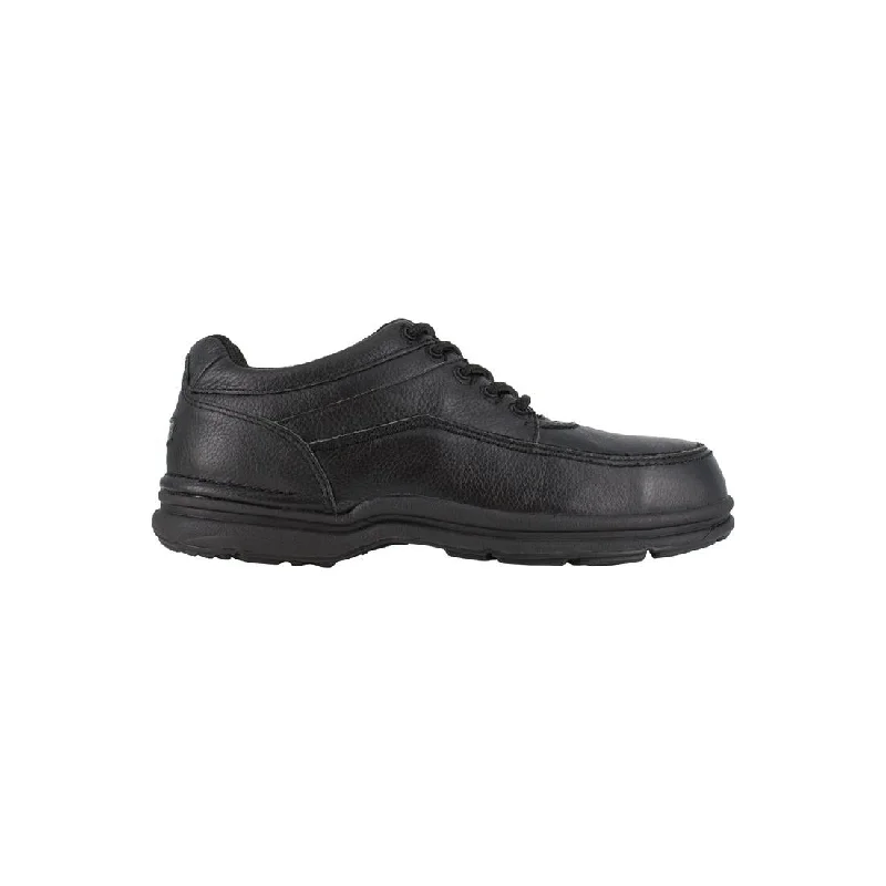 Men's work shoes comfortable black-World Tour Steel-Toe Casual Oxford Work Shoe Black