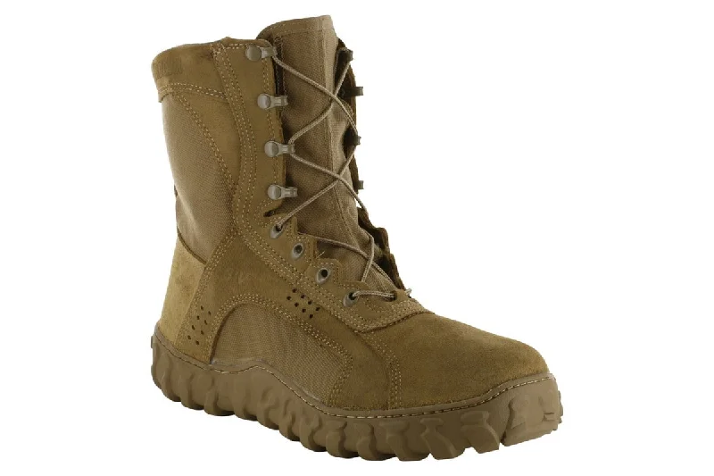 Men's work shoes cushioned tan-Rocky Tactical Military Boot