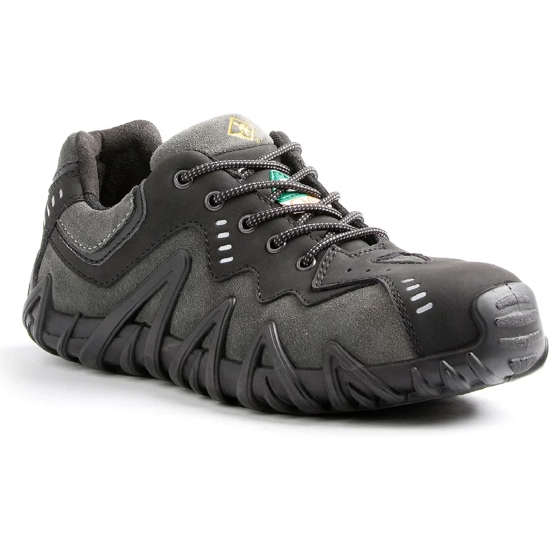 Men's work shoes waterproof navy-Terra Men's Spider Low CT Athletic Safety Work Shoe -Black- R8115B