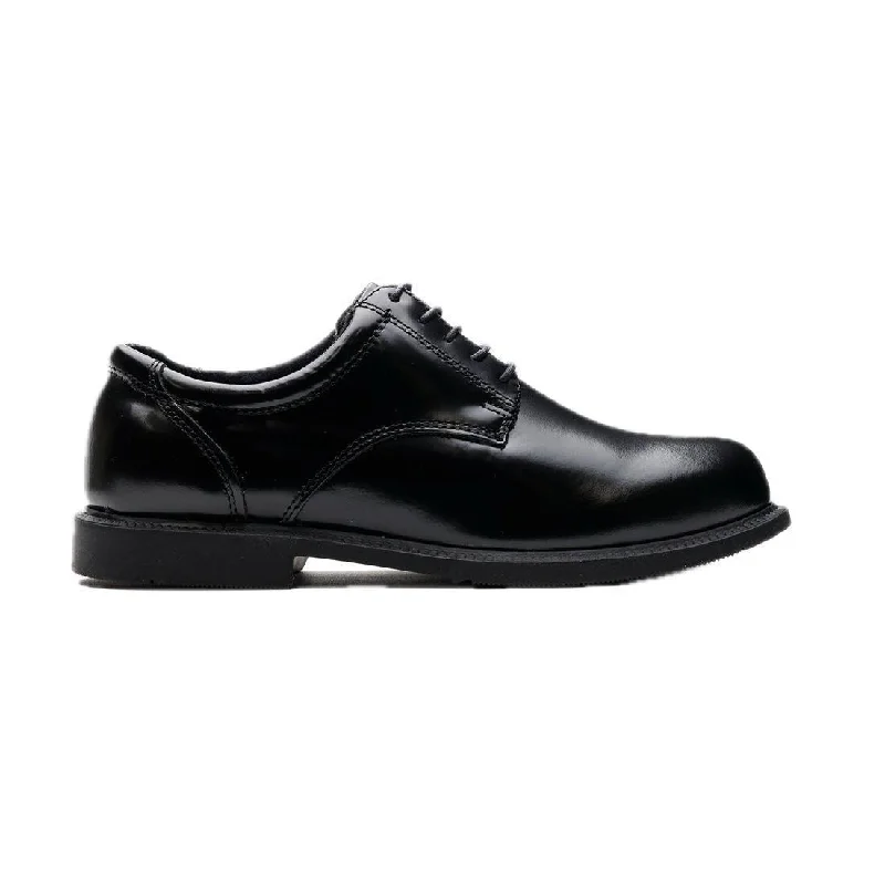 Men's work shoes lightweight black-Leather Polishable Oxford Shoe Black