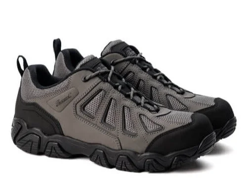 Men's work shoes safety gray-Thorogood Men's Crosstrex Series Oxford CT Hiker Work Shoe -Grey- 804-2001