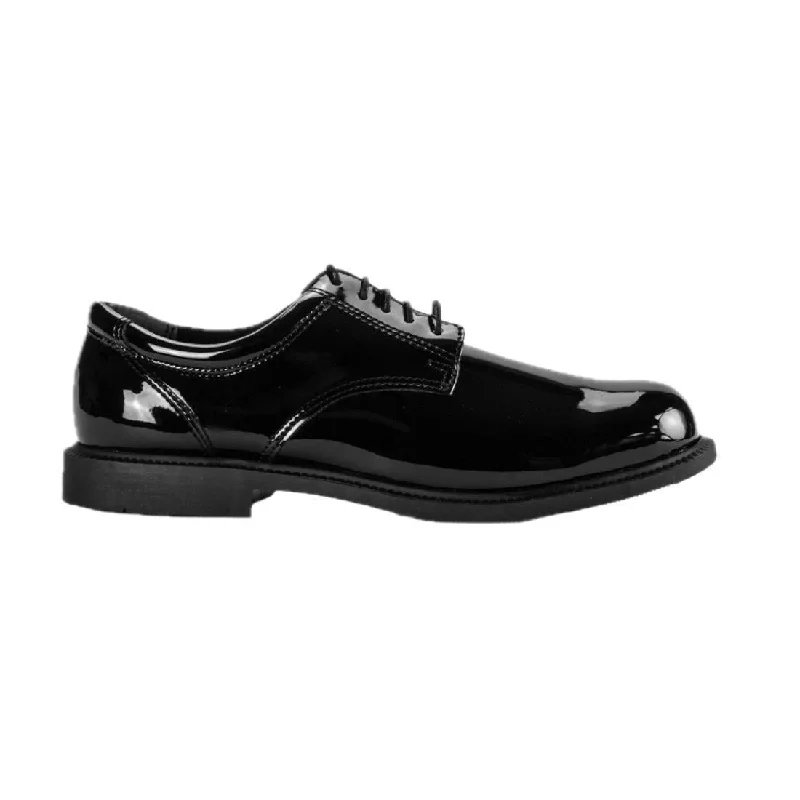 Men's work shoes durable navy-Uniform Classics Poromeric Oxford Shoe Black