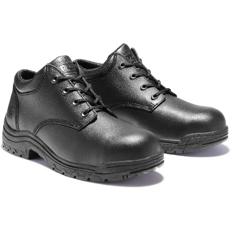 Men's work shoes non-slip black-Timberland PRO Men's TiTAN Oxford Alloy Toe Work Shoe Black TB140044001