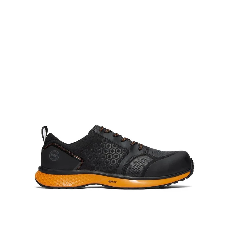 Men's work shoes durable gray-Reaxion Composite-Toe Work Shoe Black\Orange