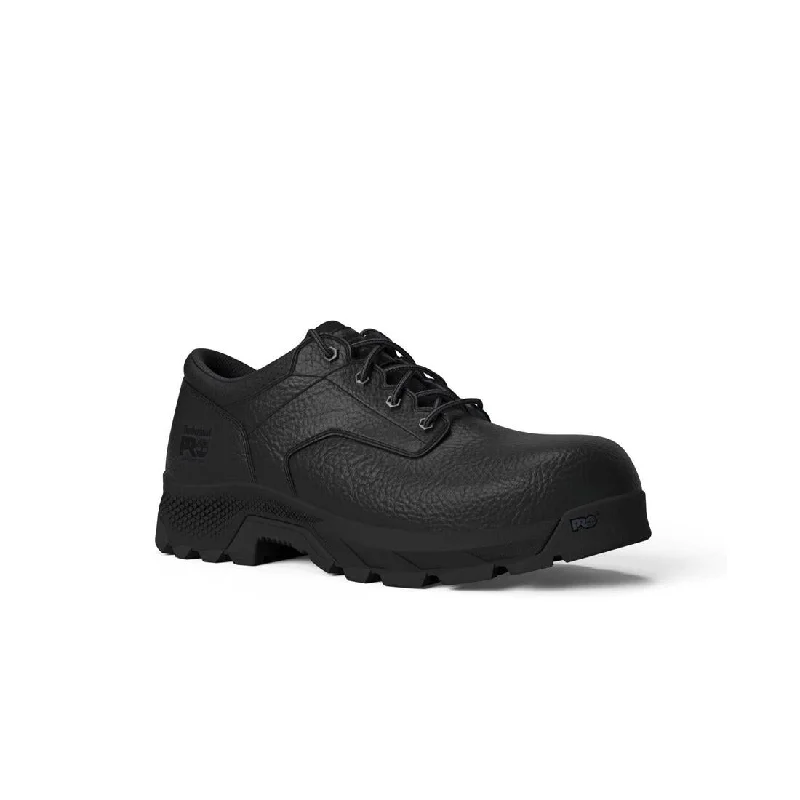 Men's work shoes steel toe-Titan Ev Composite-Toe Oxford Work Shoe Black