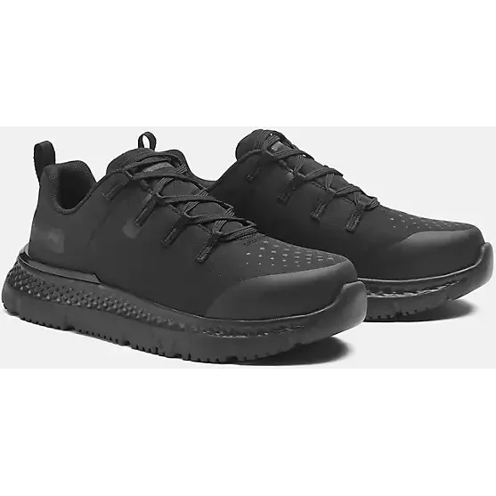 Men's work shoes steel toe gray-Timberland Pro Women's Intercept Athletic Steel Toe Work Sneaker - Black - TB0A61WY001