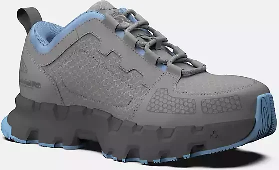 Men's work shoes comfortable navy-Timberland Pro Women's Powertrain Ev CT Sneaker Work Shoe -Grey- TB0A5Z87065