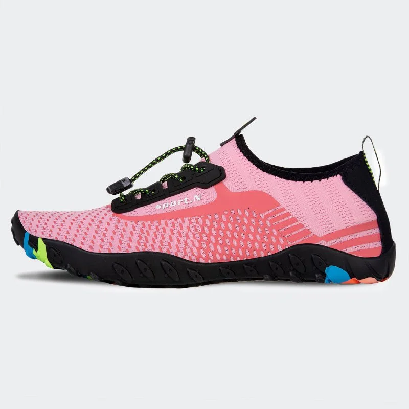 Men's water shoes quick-dry black-Unisex Water Shoes ZB244-Pink