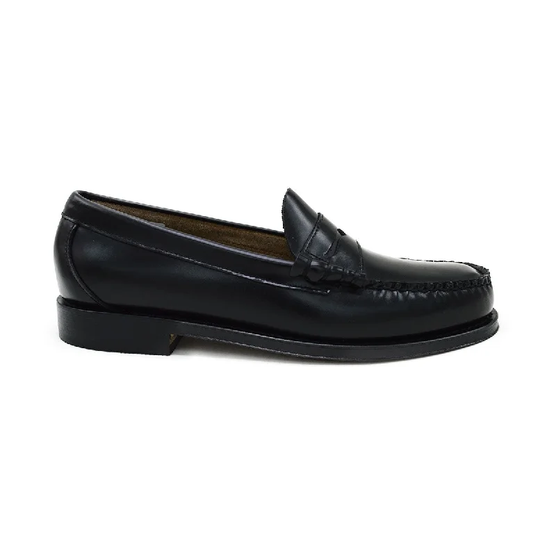 Men's casual shoes breathable white-Weejuns Larson Penny Loafers Black Leather