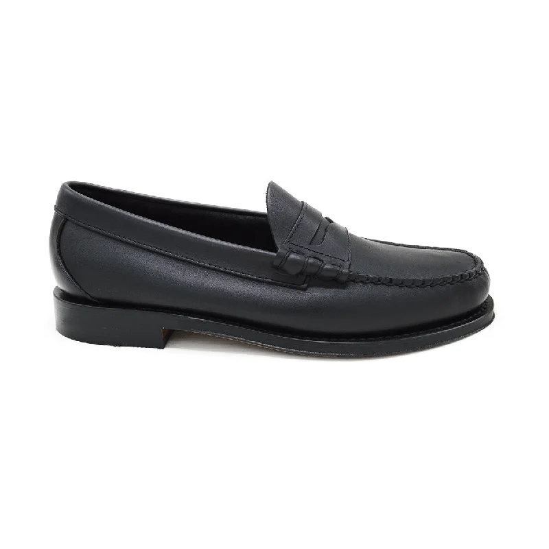 Men's casual shoes soft leather-Weejuns Larson Penny Loafers Soft Black Leather