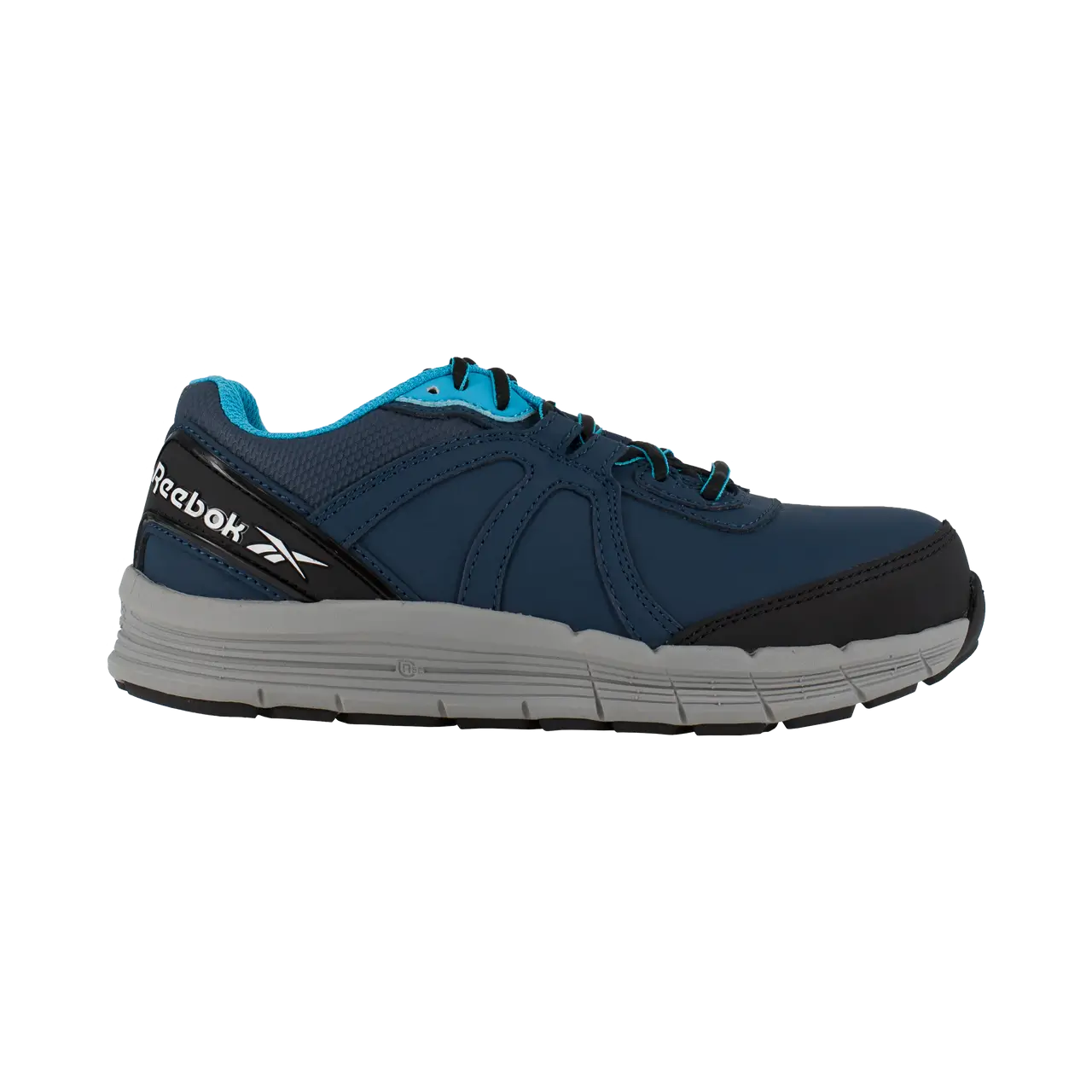 Men's work shoes non-slip black-Women's Guide Steel-Toe Athletic Work Shoe Navy/Light Blue