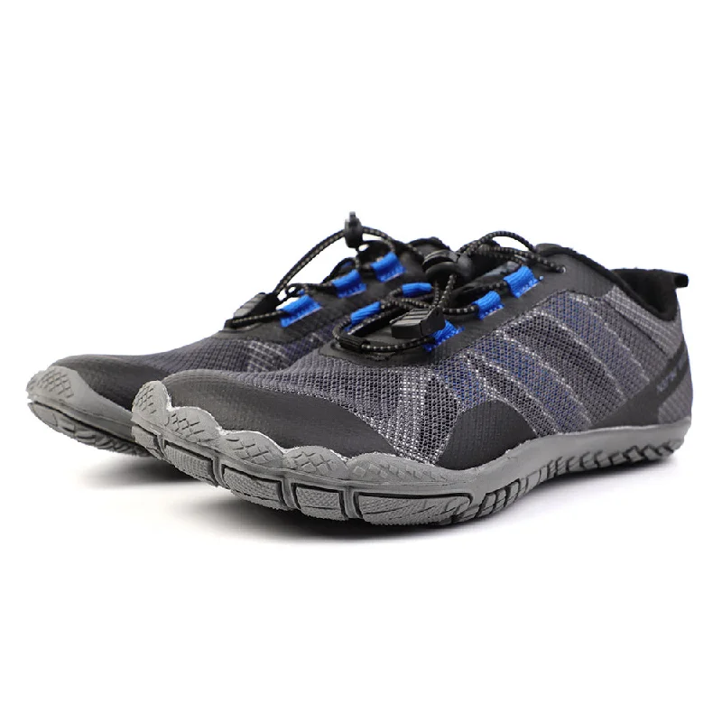 Men's water shoes slip-on gray-xbarefoot Men's Lightweight Quick Drying Aqua Water Shoes