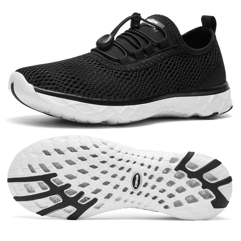 Men's water shoes quick-dry gray-Xdrain Coast - Womens Qucik-dry Mesh Water Shoes